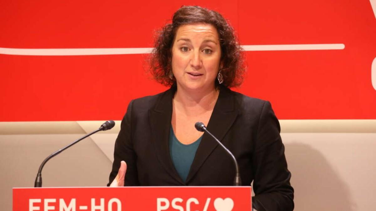 Alicia Romero, portavoz del PSC