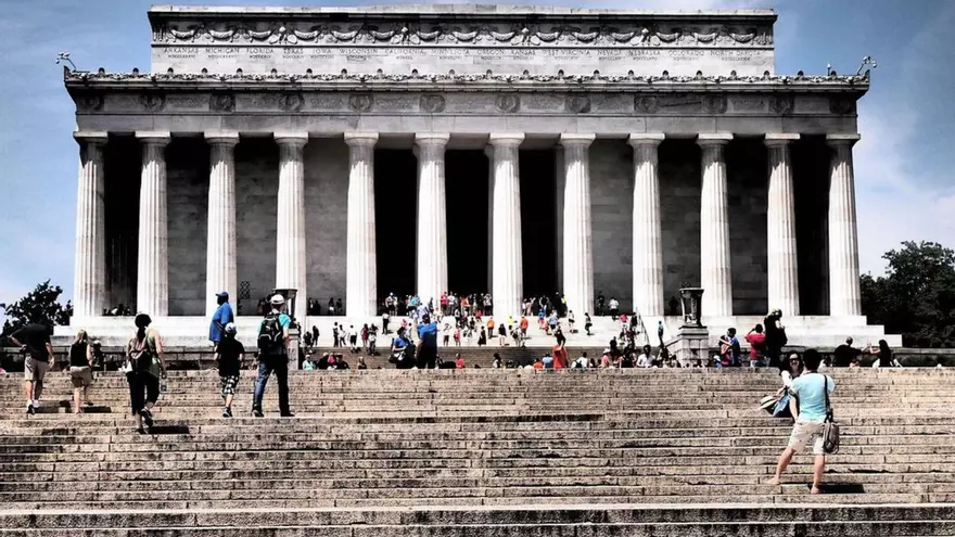 Monumento a Lincoln/EEUU: presidente de mármol