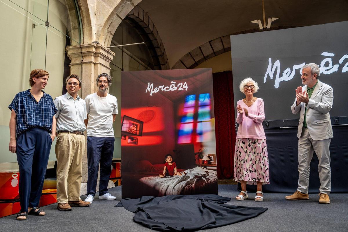 La Mercè presenta su cartel en Barcelona, con Carme Solé Vendrell como pregonera