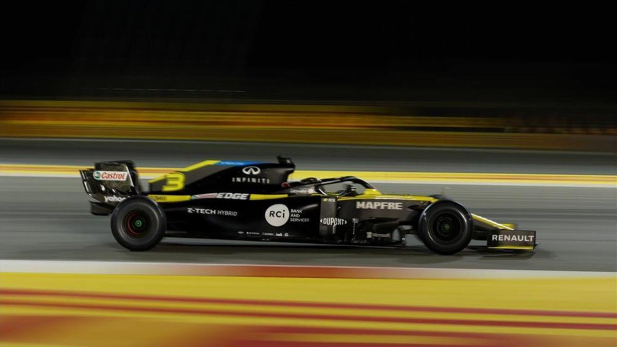 Ricciardo durante el Gran Premio de Bahréin.