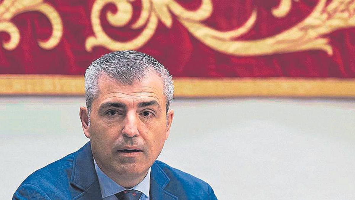 El vicepresidente del Gobierno canario, Manuel Domínguez, ayer.
