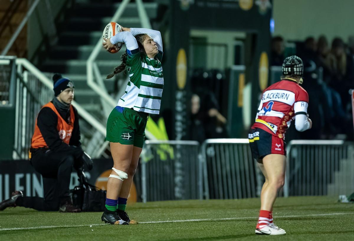 Cristina Blanco, internacional española que juega en el Trailfinders Women de Londres