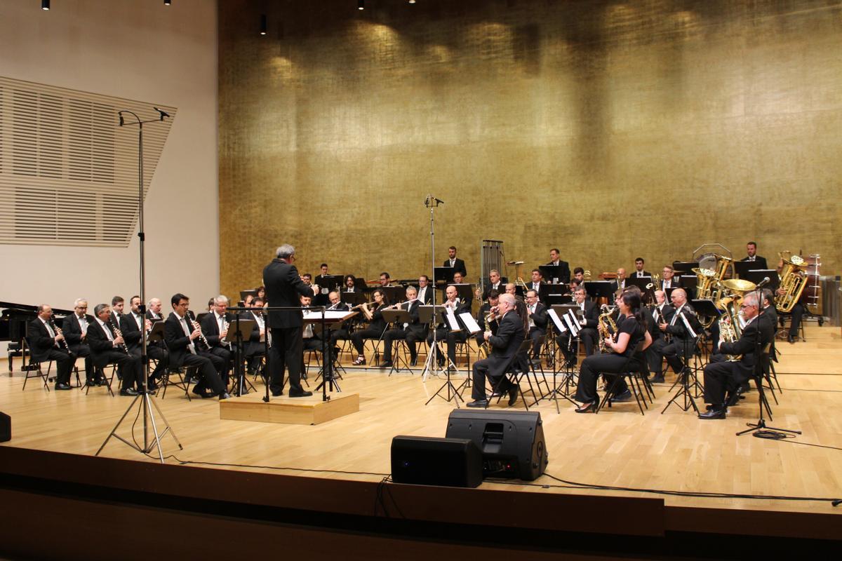 La Banda Municipal de Alicante, en uno de sus conciertos en el ADDA.