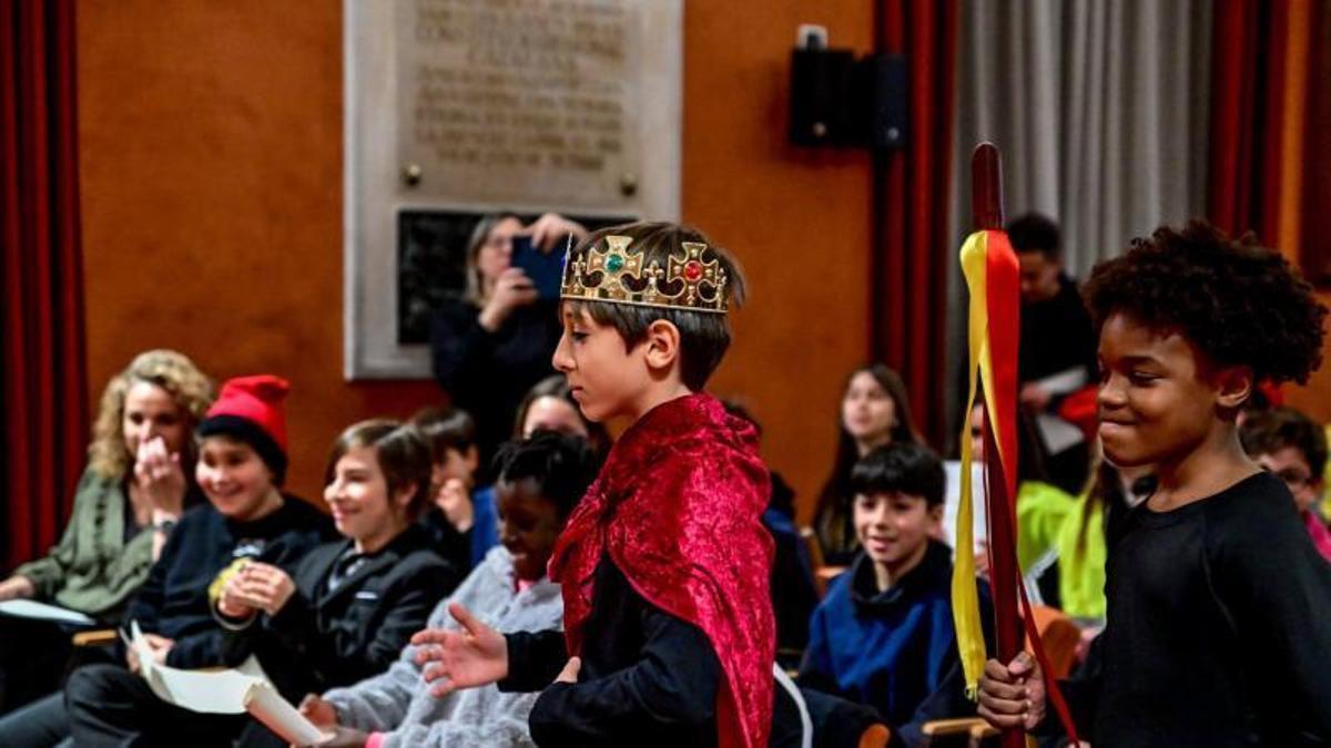 Imatge del pregó infantil de la Festa de la Llum