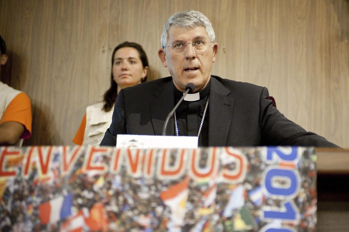 TO02. TOLEDO, 10/08/2011.- El arzobispo de Toledo y primado de España, Braulio Rodríguez, durante la rueda de prensa que ofreció hoy para presentar los actos organizados por su diócesis con motivo de la Jornada Mundial de la Juventud que se desarrollará la próxima semana en Madrid. EFE/Ismael Herrero