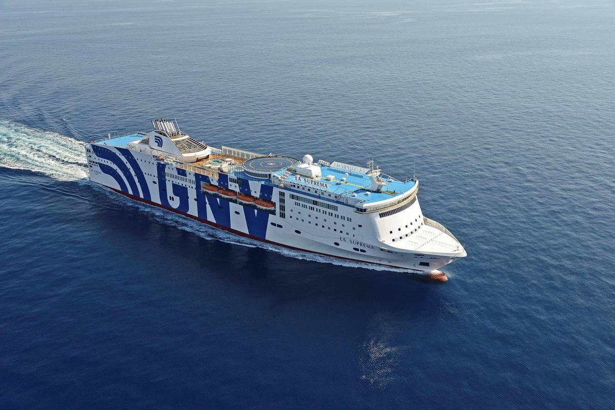 Buque de GNV navegando por el Mediterráneo, en una imagen de archivo