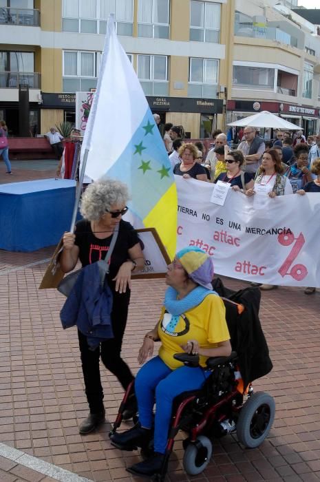 Manifestación contra el proyecto de Ley del Suelo