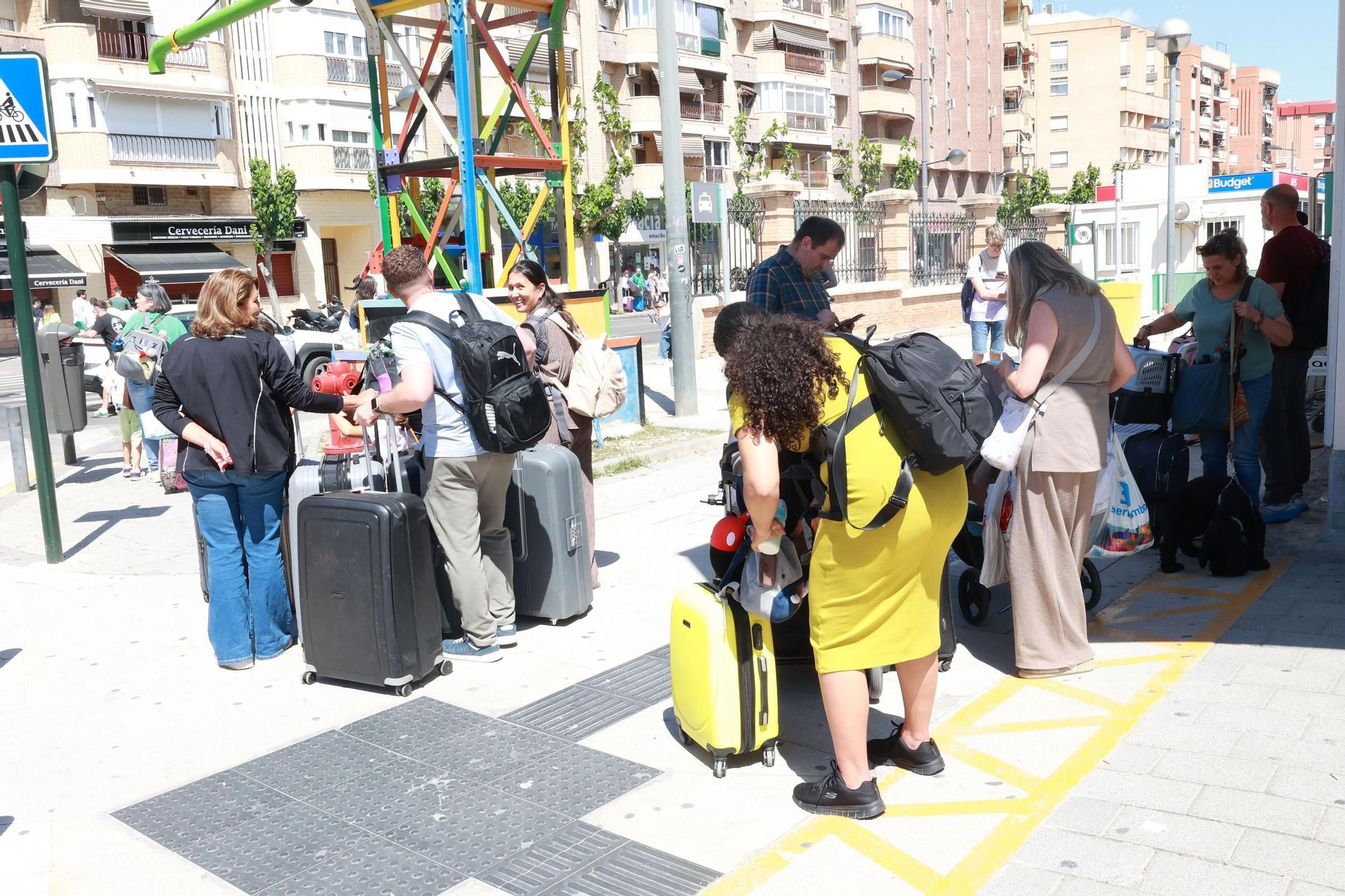 El caos que dejó el apagón eléctrico este lunes por las calles de Murcia, en imágenes