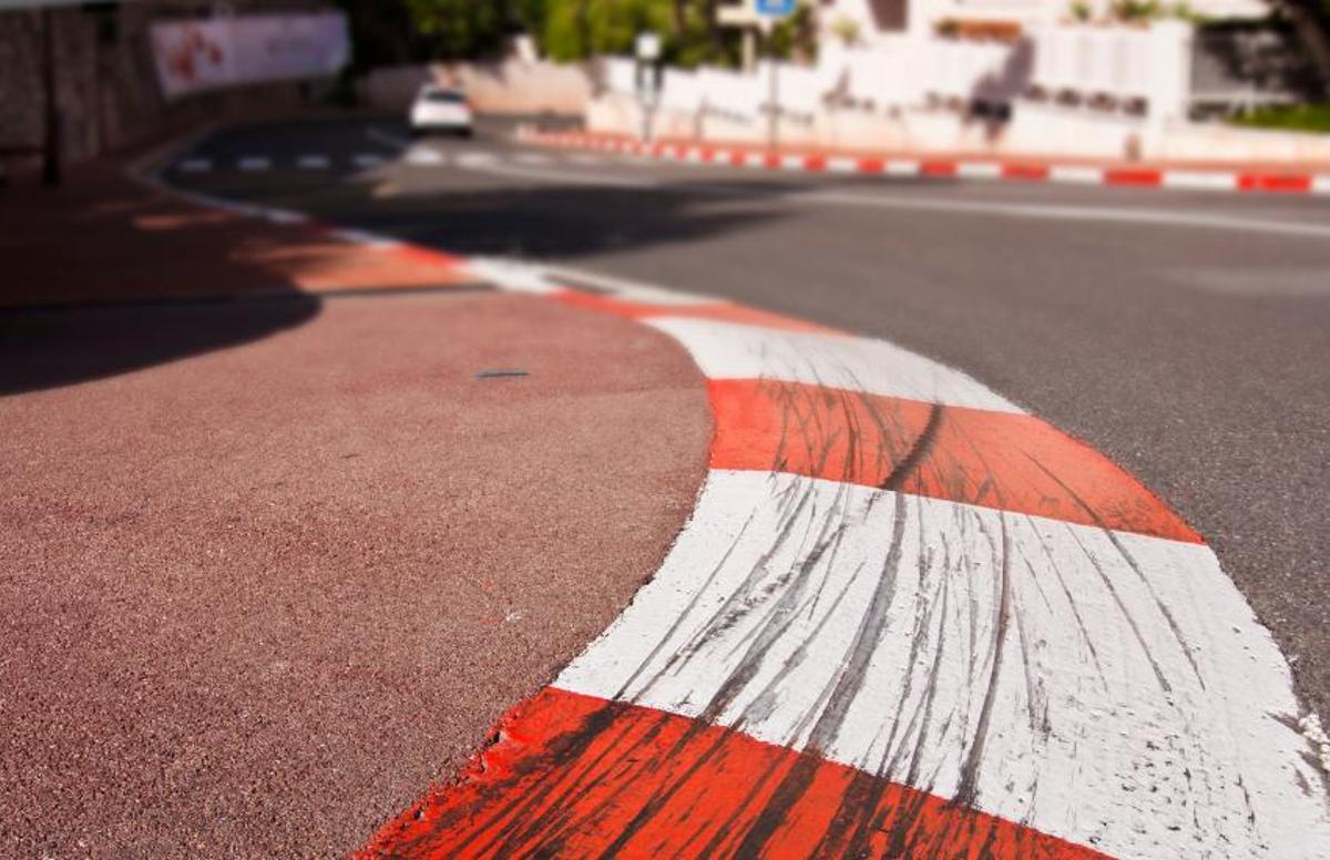 Foto de una curva en un circuito de F1