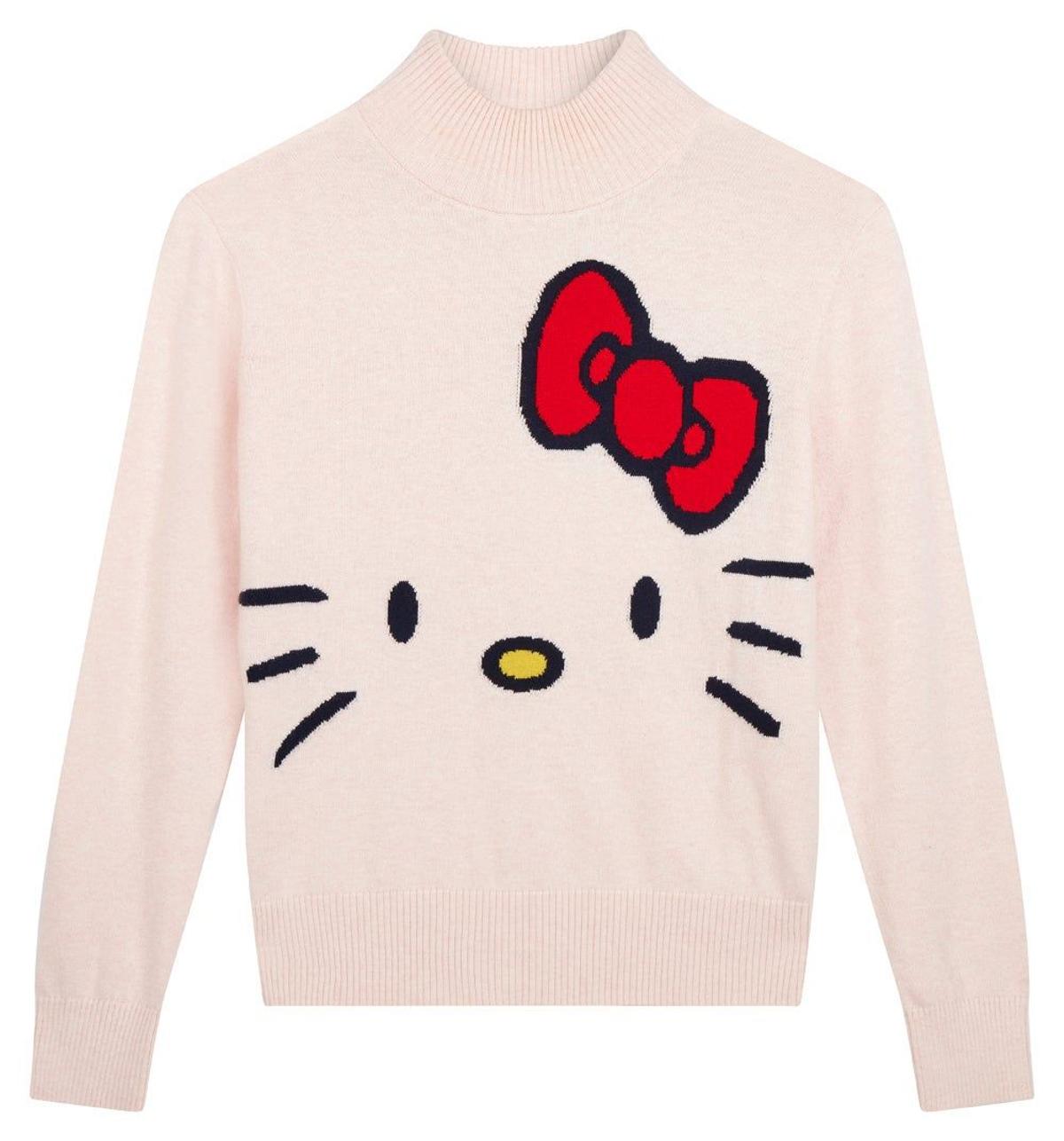 Jersey de cuello alto de Asos x Hello Kitty