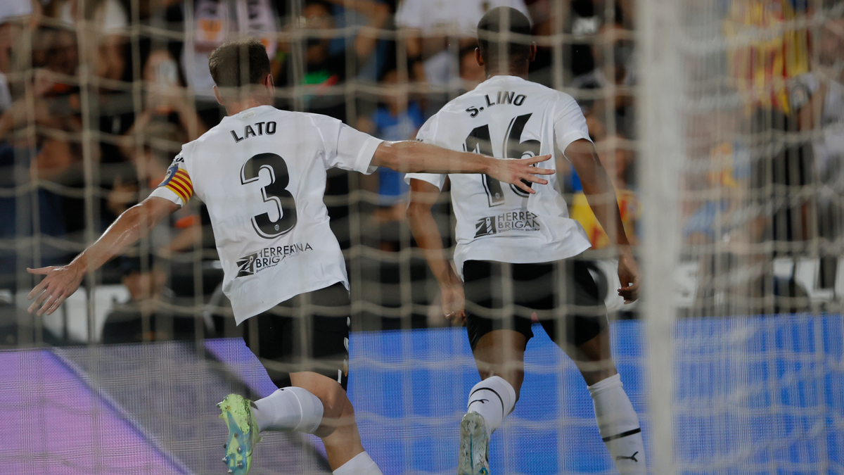 VALENCIA-GETAFE: El gol de Samuel Lino