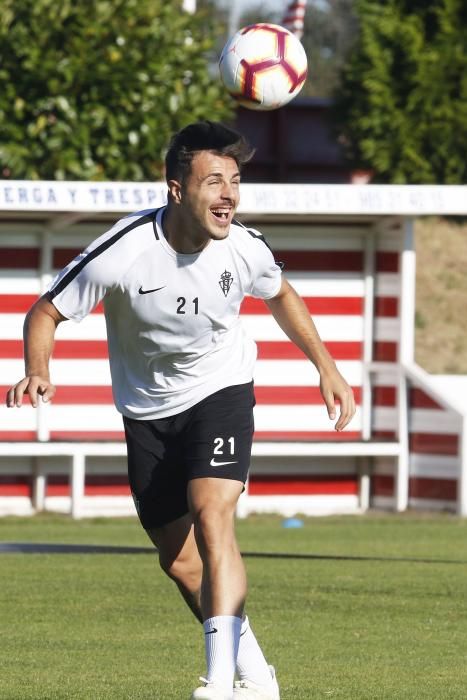 Entrenamiento del Sporting