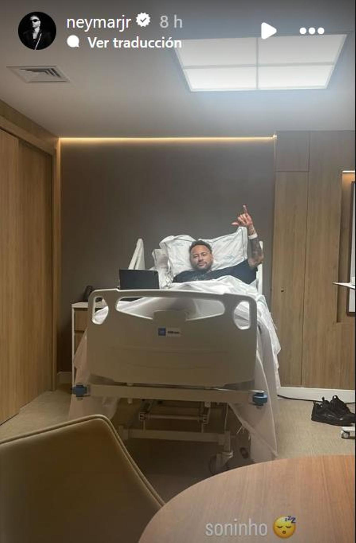 Neymar fue sometido a una artroscopia