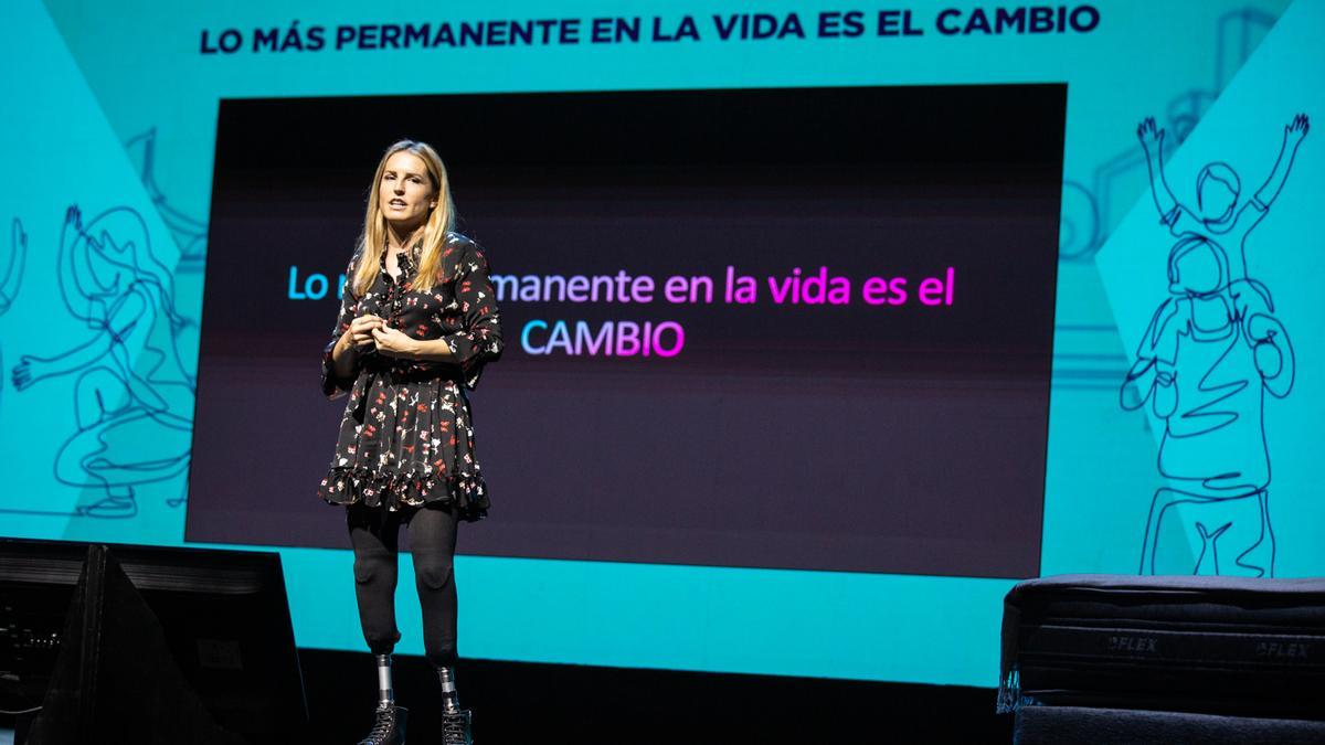 Sara Andrés durante su ponencia en el evento Educar es Todo