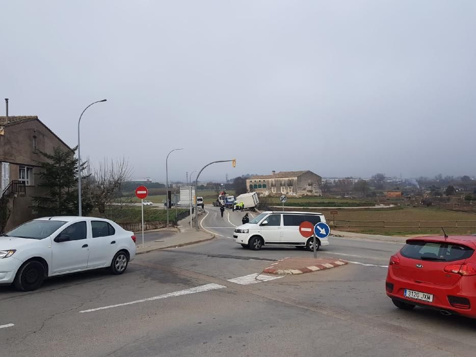 Accident a Sant Fruitós de Bages