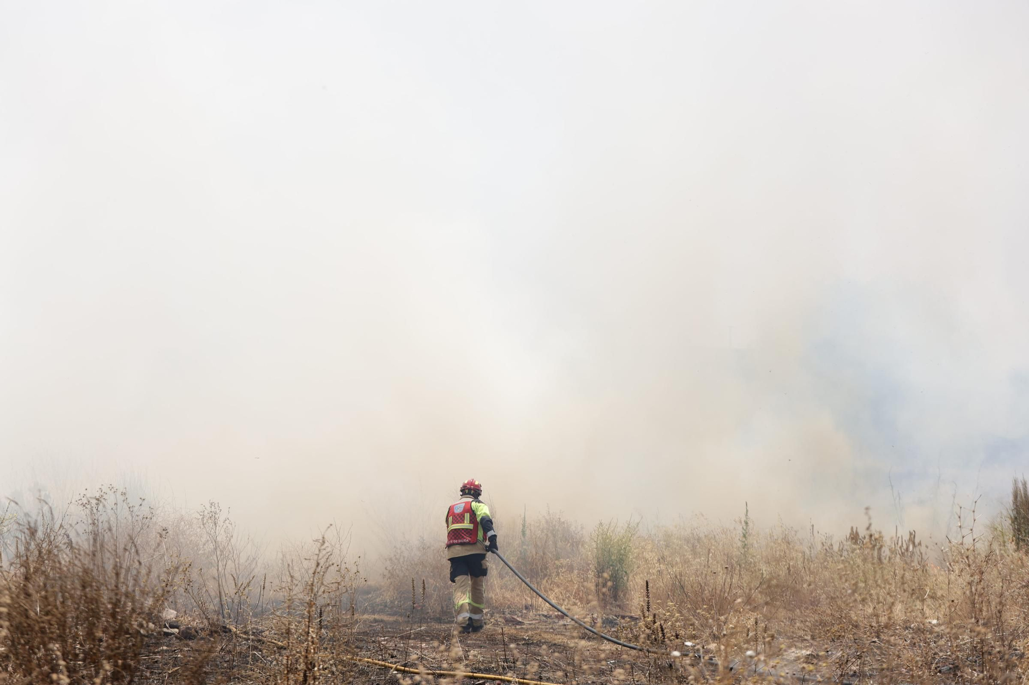 El Incendio en el Cerro de los Pinos, en imágenes