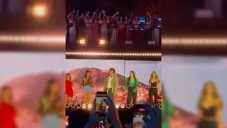 Quevedo sorprende en los Premios Juventud: canta con las exintegrantes de Nueva Línea en su primera actuación como L4S KU4ATRO