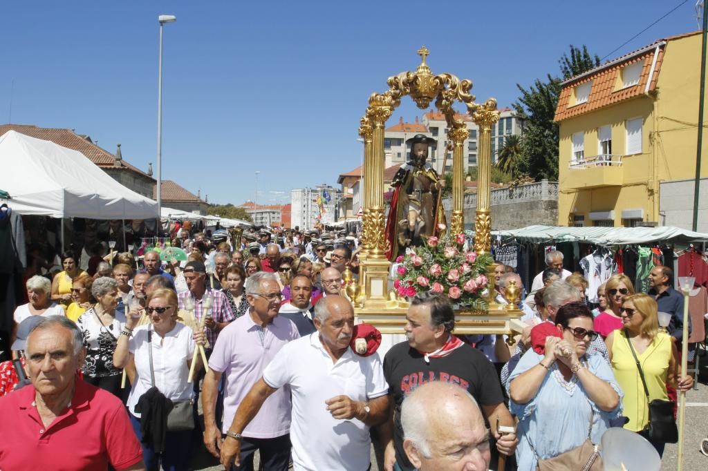 San Roque, el santo milagreiro, se celebra cada 16 de agosto en Vigo y es considerado, erróneamente, el patrón de la ciudad (Foto de archivo 2017).