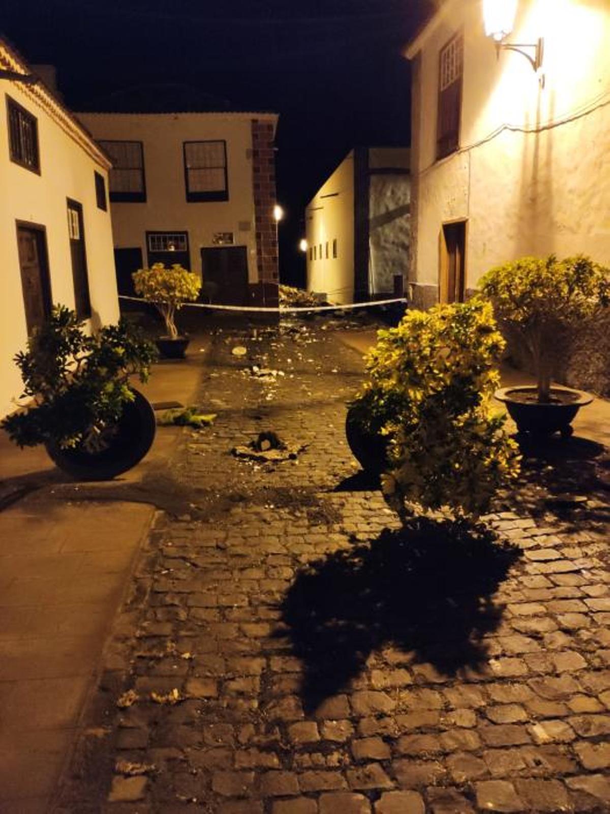 Desperfectos en Garachico tras el oleaje