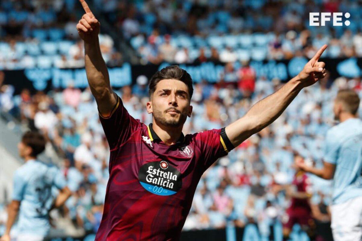 Raúl Moro en su estapa en el Valladolid