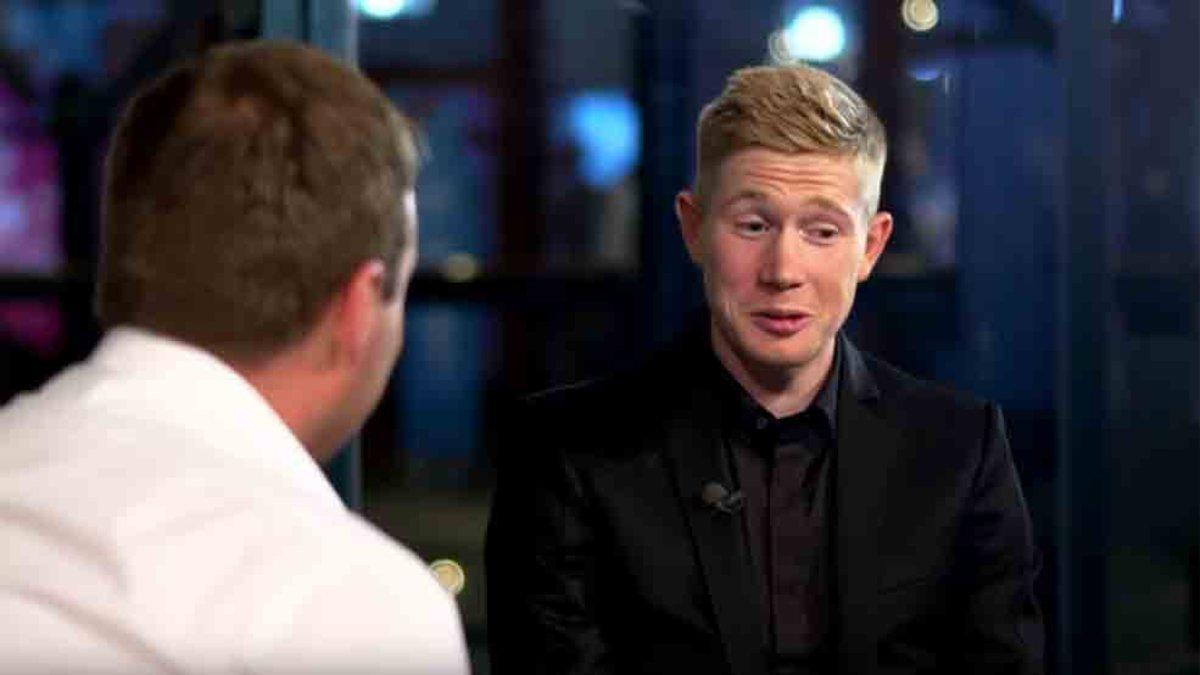 De Bruyne concedió una entrevista a Sky Sports