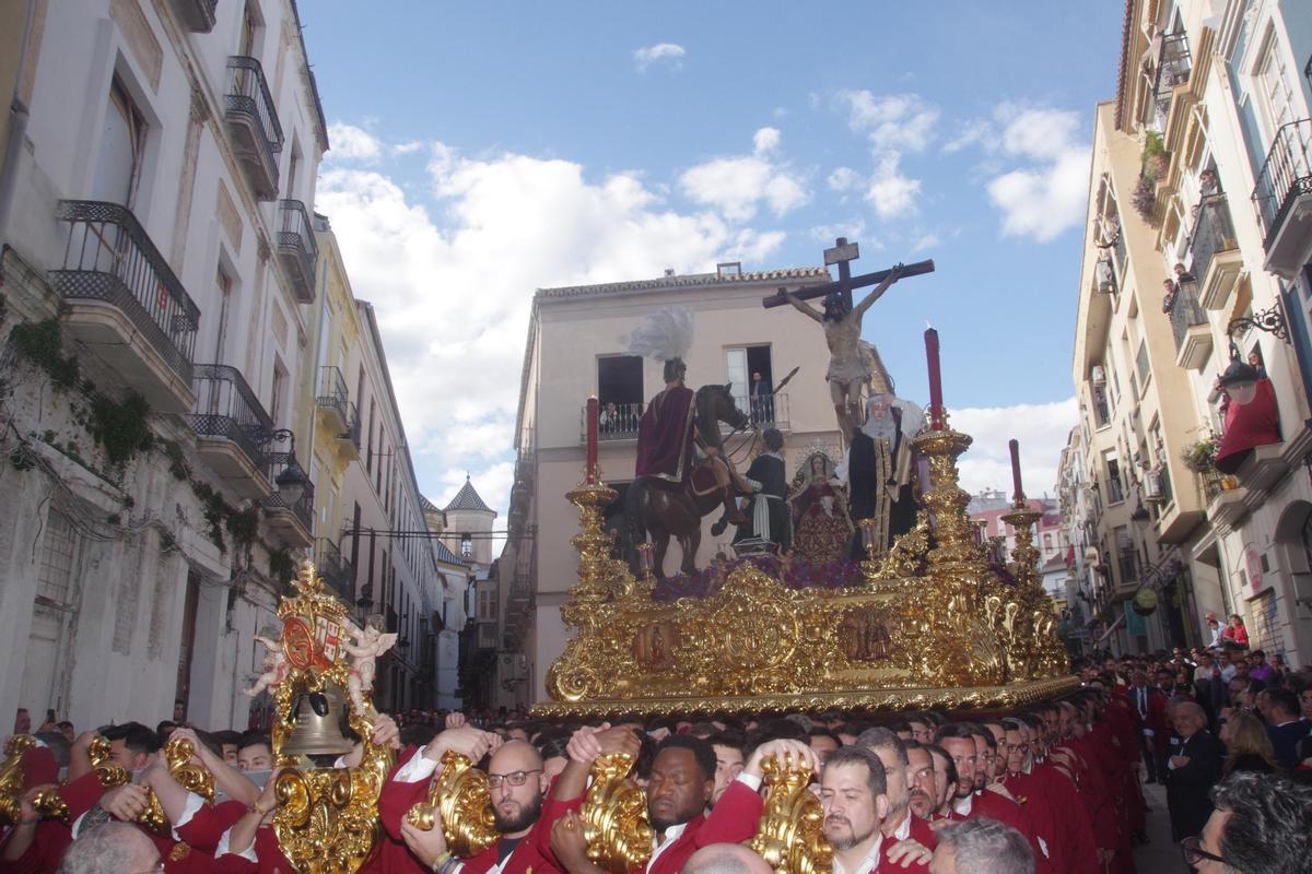Salida del Cristo de la Sangre desde su casa hermandad, el Miércoles Santo 2025