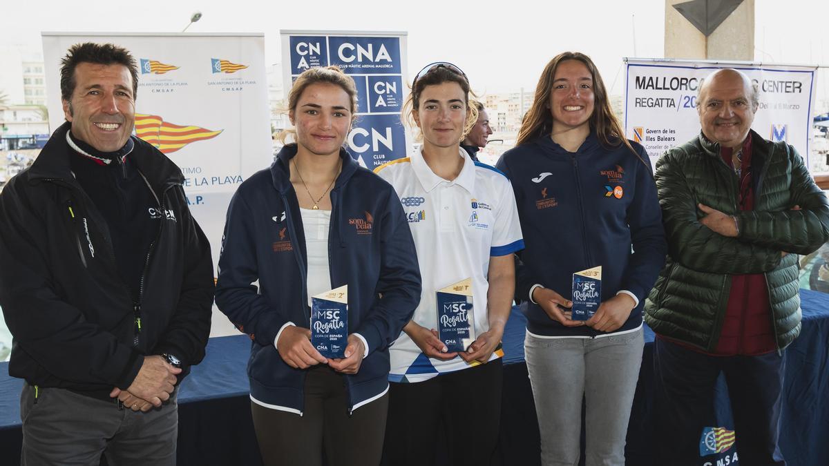 Entrega de trofeos de la Copa de España ILCA 6 en Mallorca