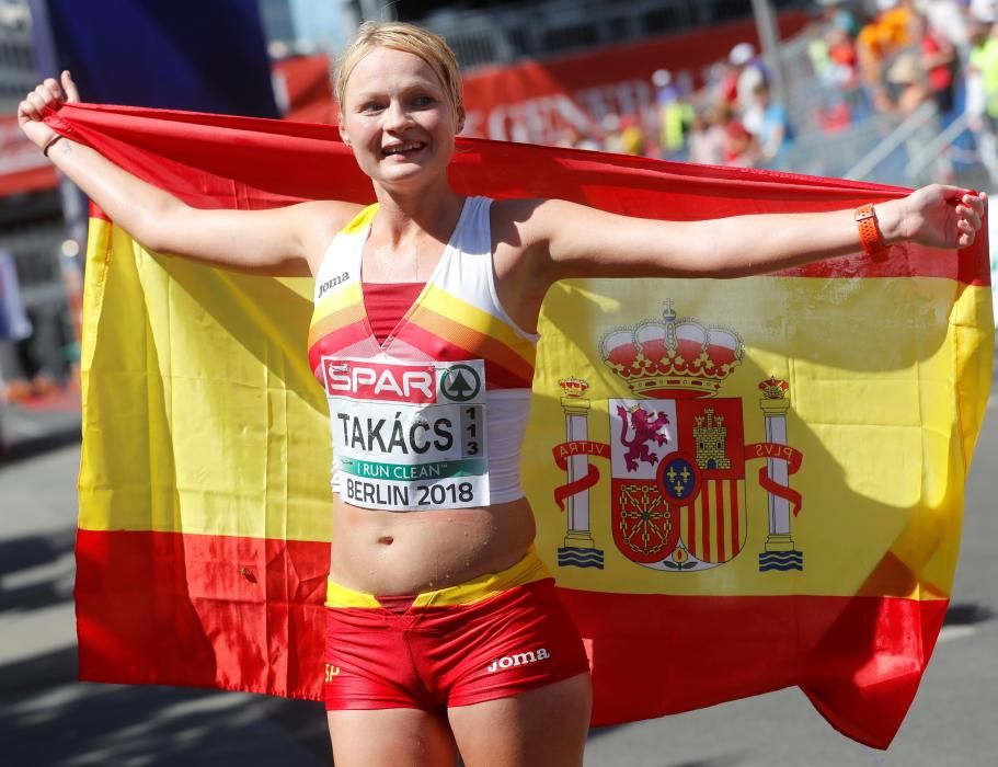 Julia Takacs, medalla de bronce en 50 km marcha en los Europeos