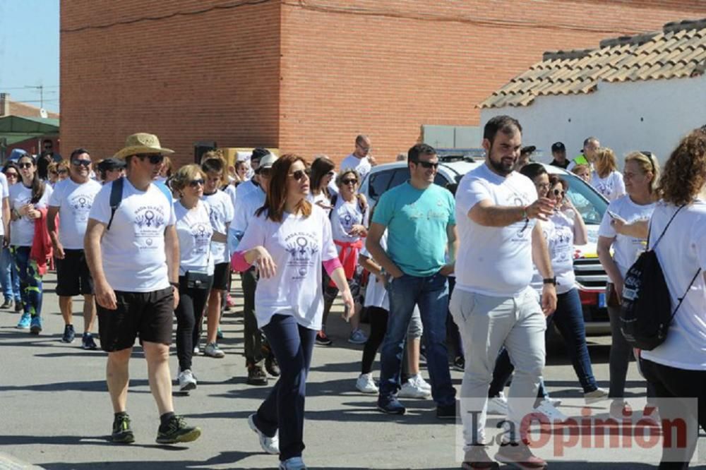 Marcha contra la violencia de género en La Aljorra