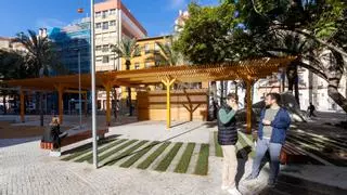 Plazas renovadas que buscan abrir sus nuevos quioscos en Alicante