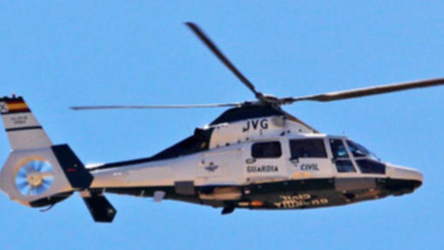 Un helicòpter de la Guàrdia Civil posa en alerta els ciutadans de Girona