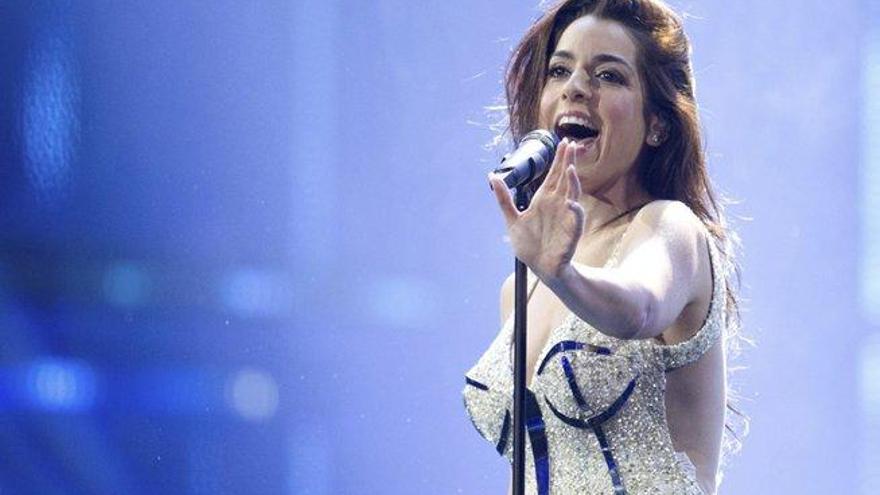 Ruth Lorenzo, con el vestido que llevará en la gala.