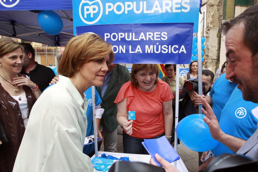 Cospedal en un acto con Nuevas Generaciones del PP valenciano