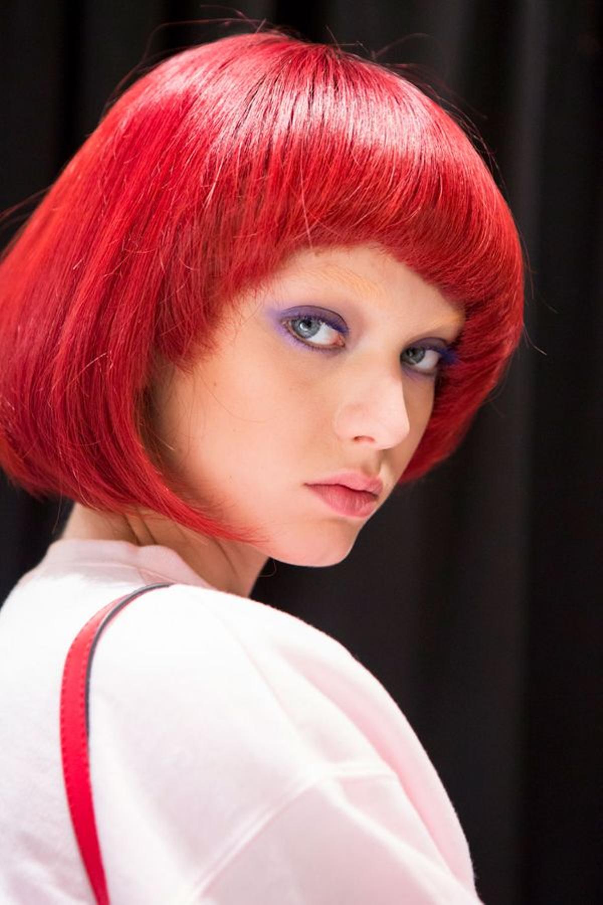 Maquillaje del desfile de Jeremy Scott