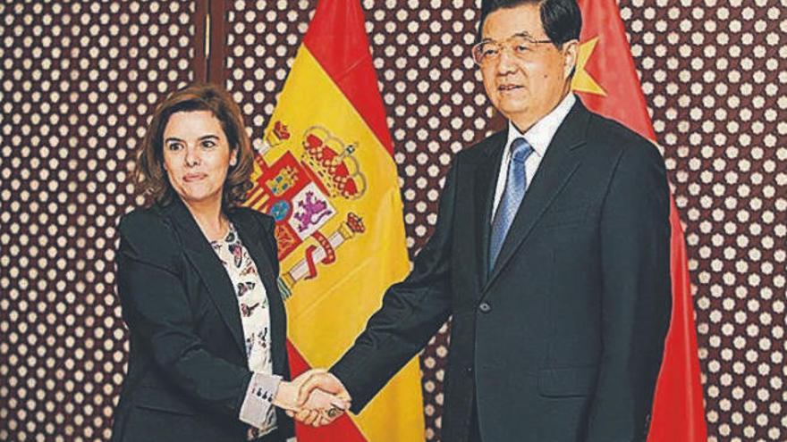 Visita en 2012 a Tenerife de Hu Jintao, el entonces presidente de China.