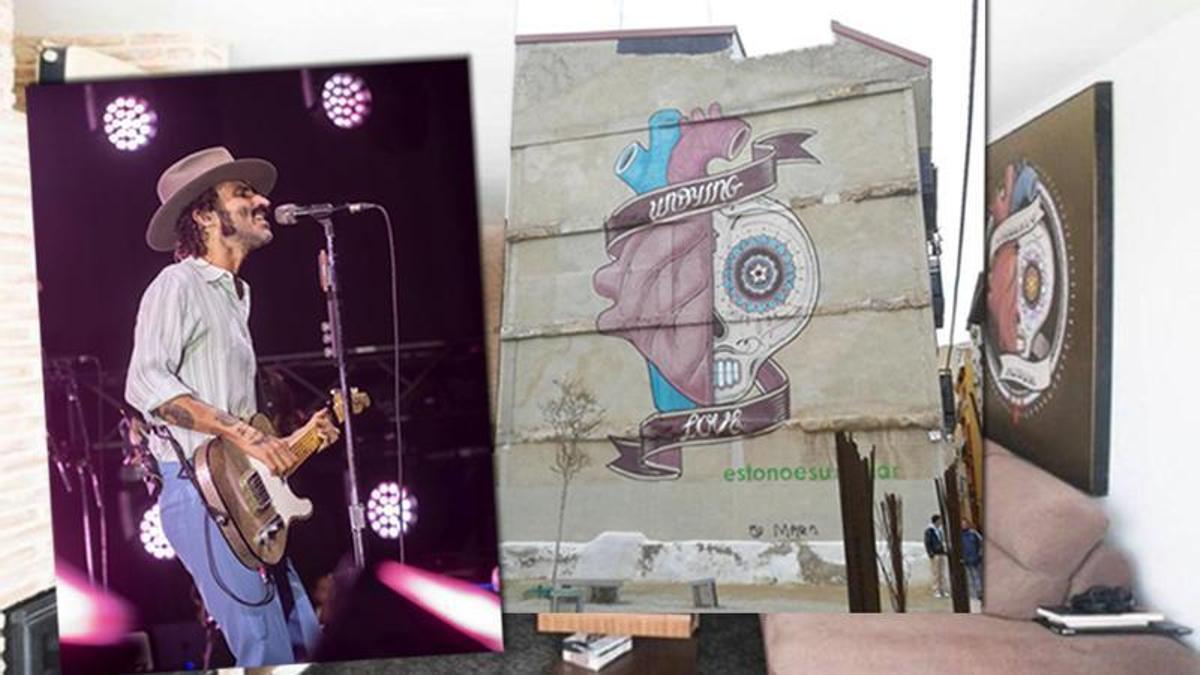 El mural de Boa Mistura que conecta a Leiva con Zaragoza.