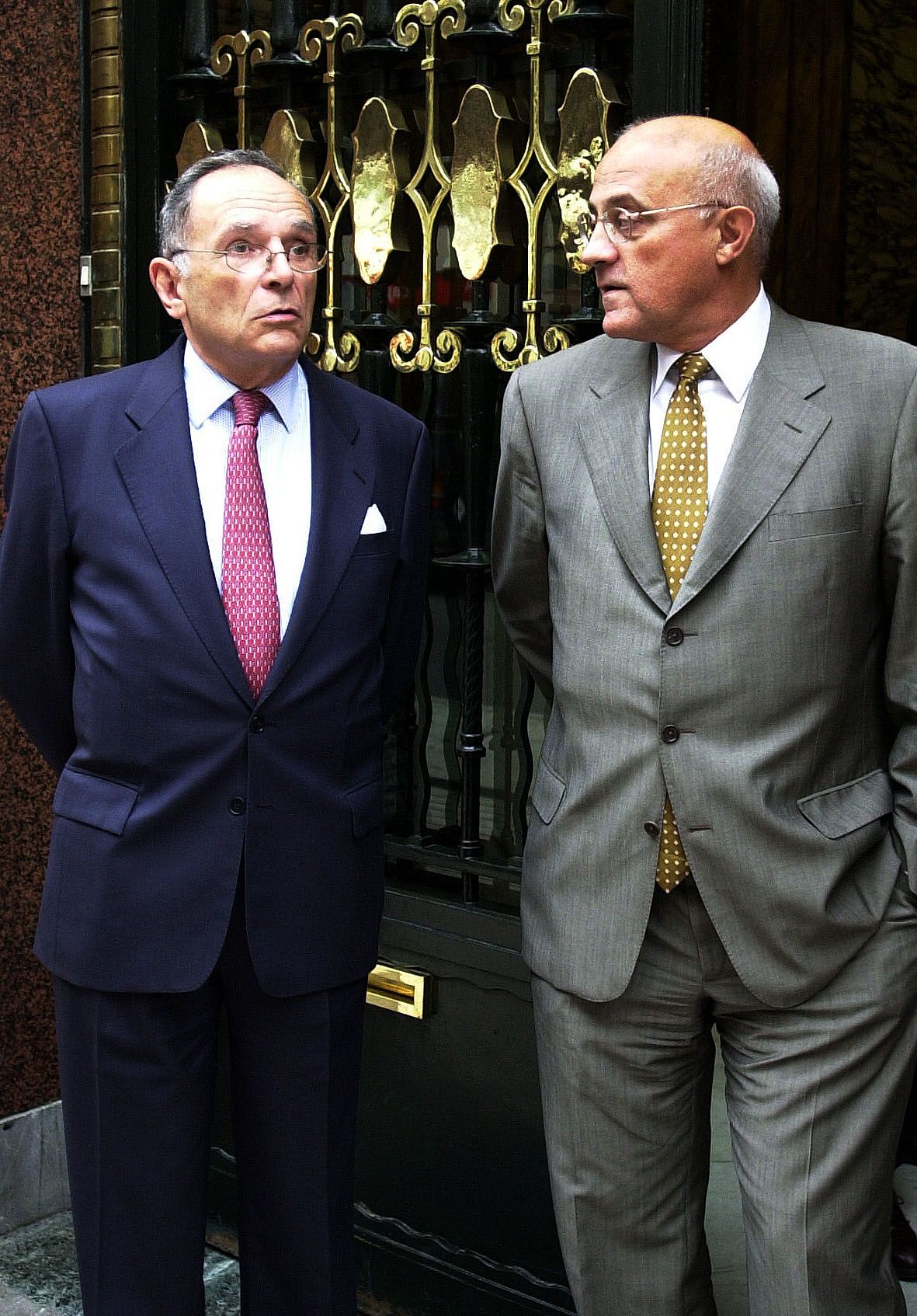 Ignacio Herrero con Jose Oliu, actual presidente de Banco Sabadell