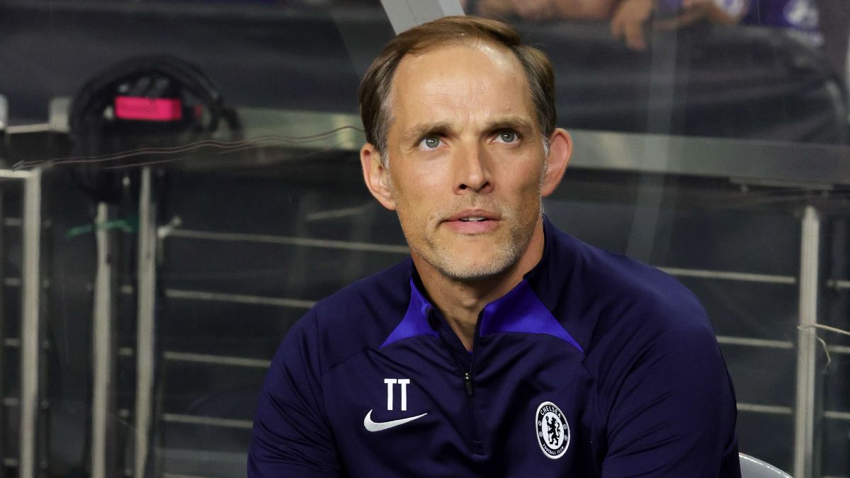 Tuchel, durante un partido de pretemporada con el Chelsea