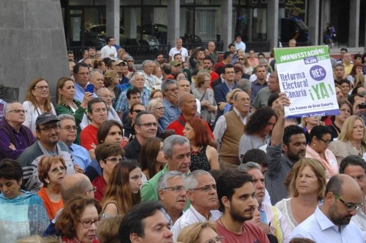 MANIFESTACION REFORMA ELECTORAL CANARIA