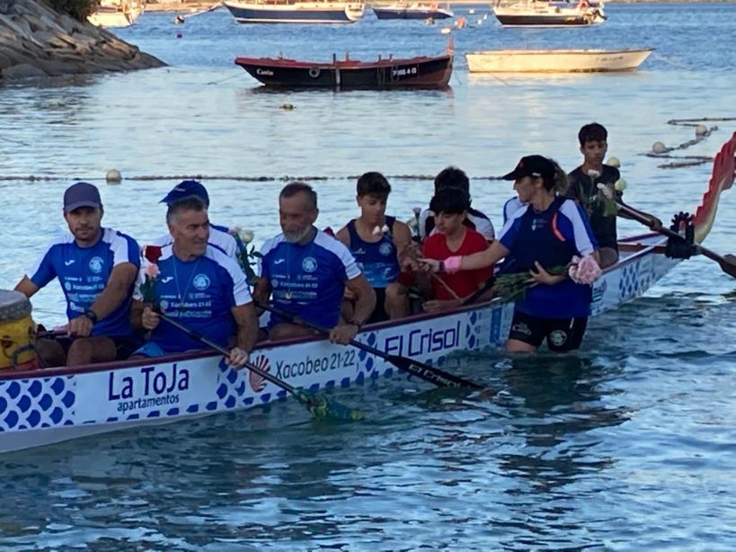 “I Travesía Barca de Pedra–Ruta Marítima Xacobea”.