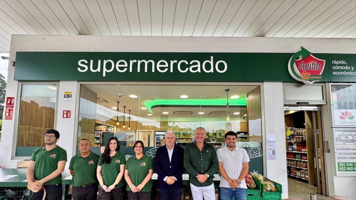 Inauguración del nuevo Claudio Express de Sada