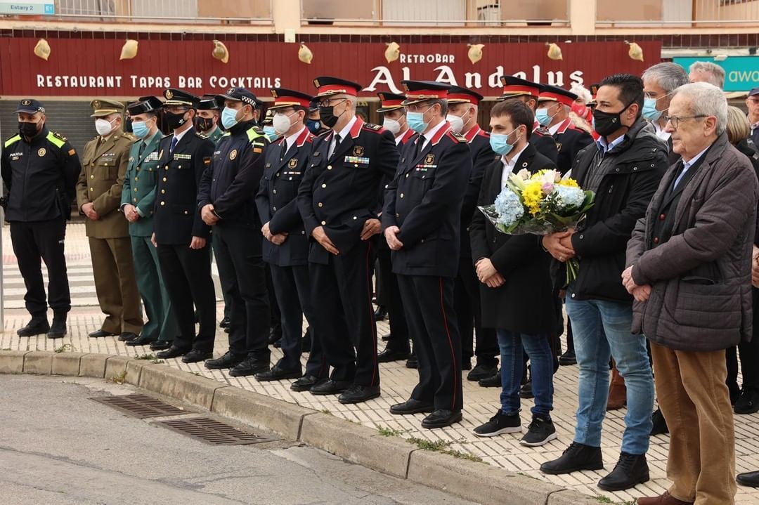 Homenatge a Santos Santamaría, mosso assassinat per ETA el 2001