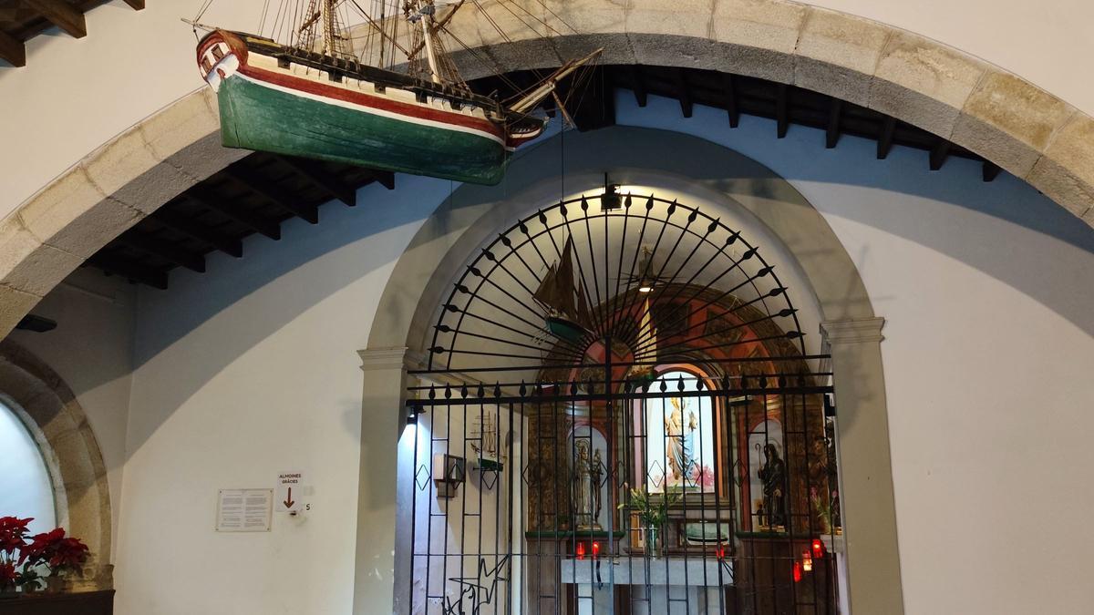 Interior de l’Ermita de l’Esperança.