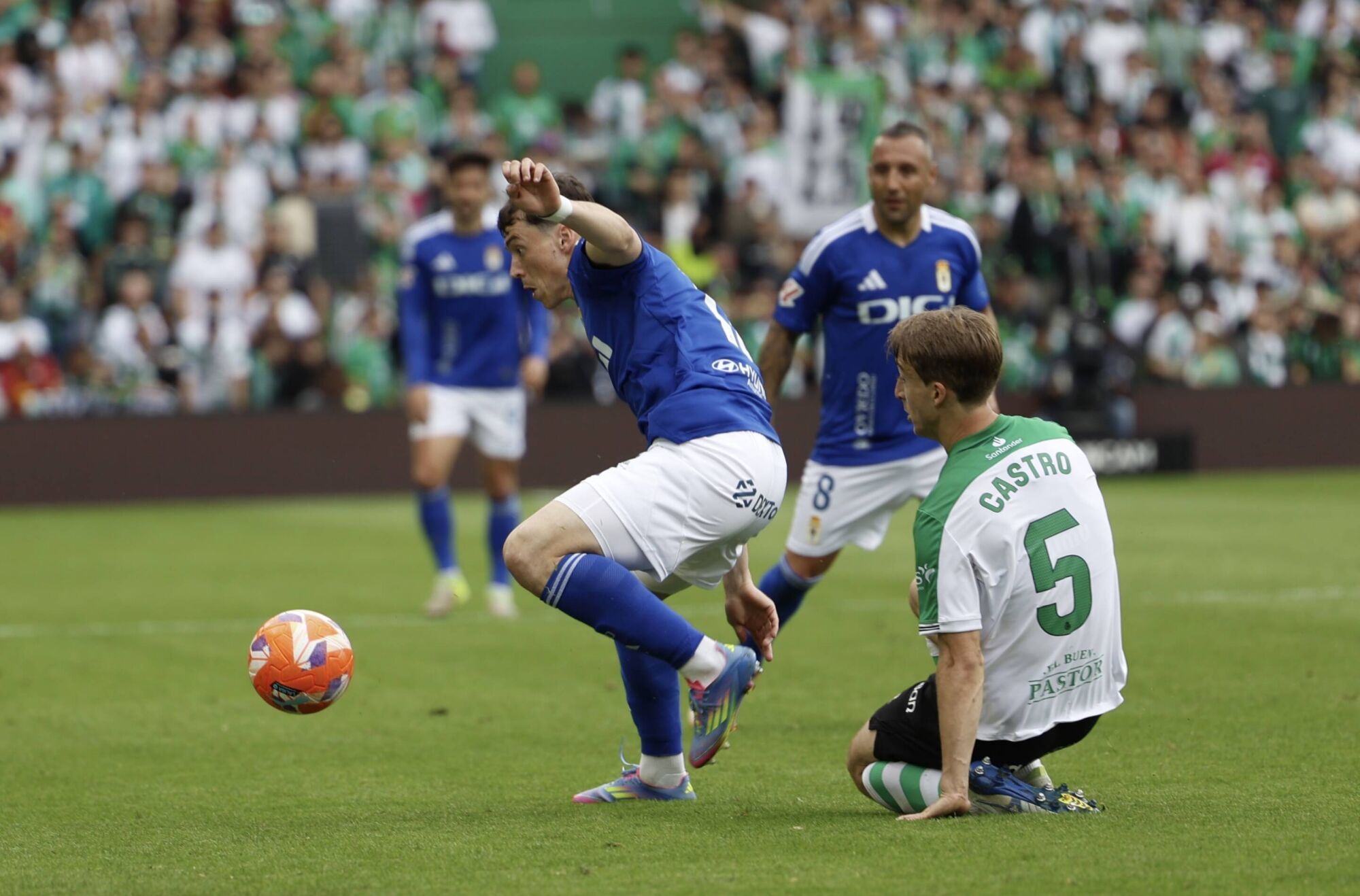 Así fue el partido entre el Real Oviedo y el Racing de Santander