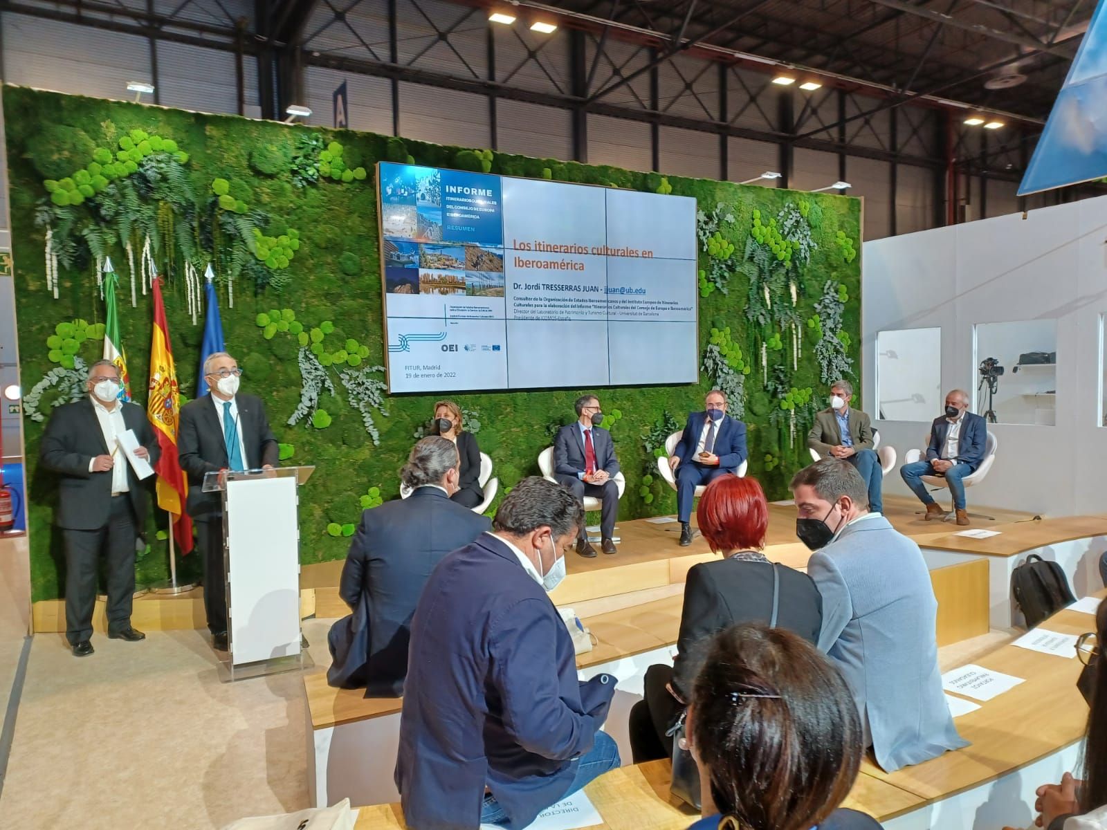 Inauguración de la feria del turismo Fitur en Madrid