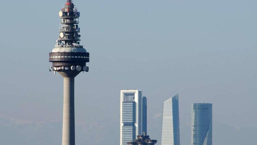 Edificio Torrespaña de RTVE en Madrid.