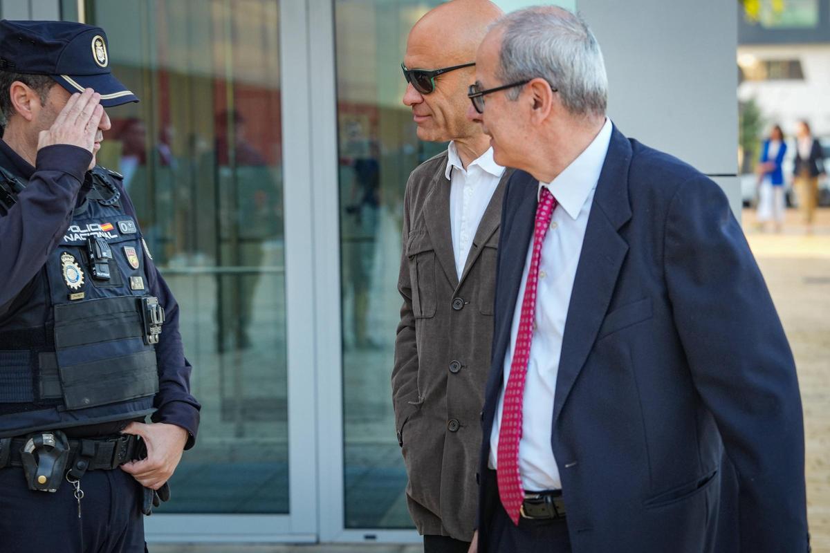 David Sánchez declara en los juzgados de Badajoz