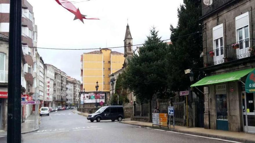 Zona de apertura de la calle Ourense, entre las rúas Augusto G. Besada, Colón y Martínez Padín. // J.V.