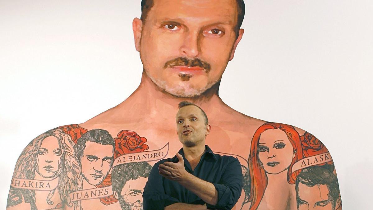 Miguel Bosé, en la presentación de 'Papito'