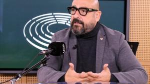 Leurodiputat i portaveu polític de Ciutadans, Jordi Cañas, durant una entrevista a lACN.